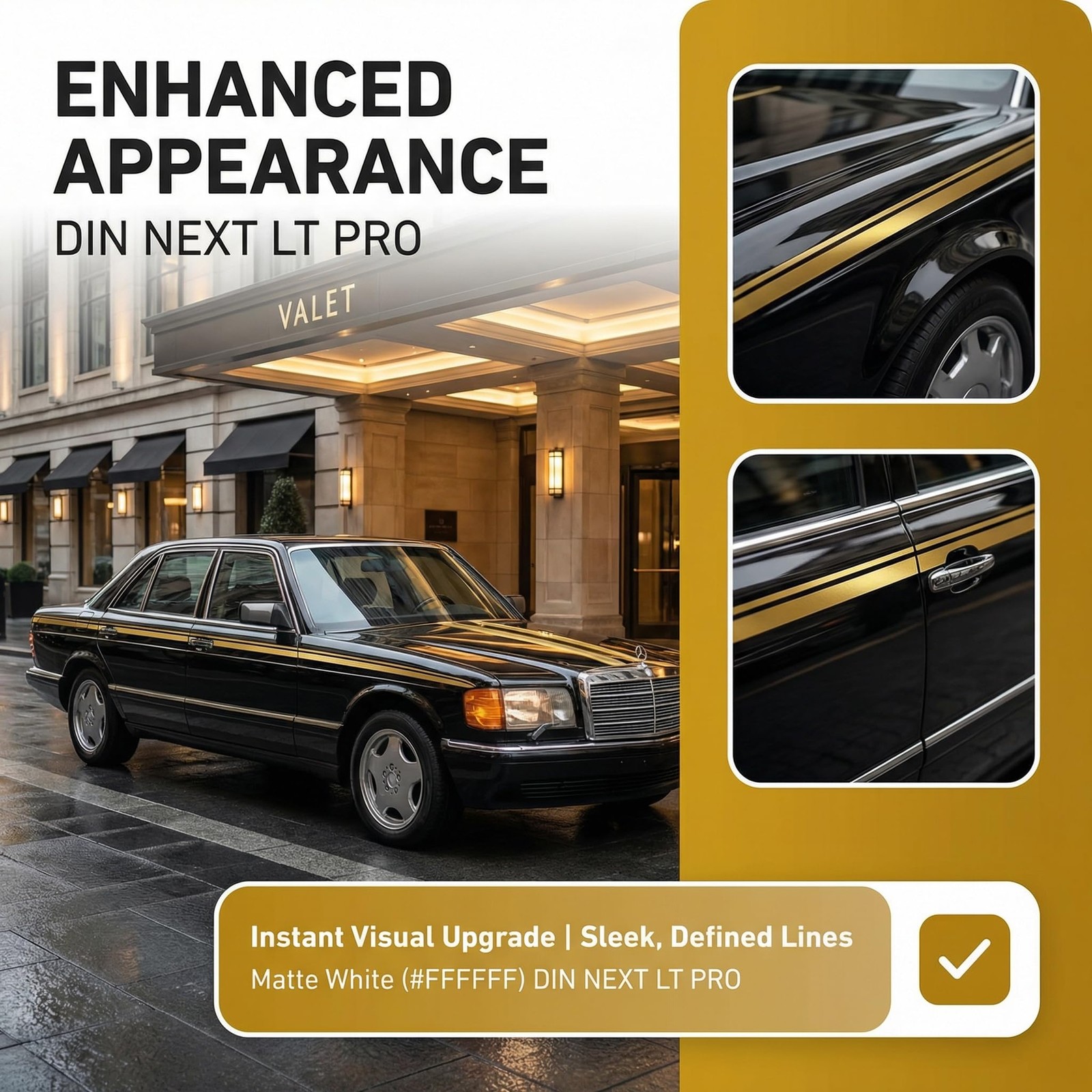 32 FT Car Body Side Stripes Auto Pinstripe Tape Decal Waistline Sticker for S…