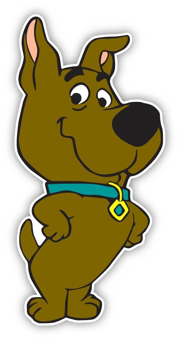 Scrappy Doo Sticker laptop wall car phone Scooby Doo Child