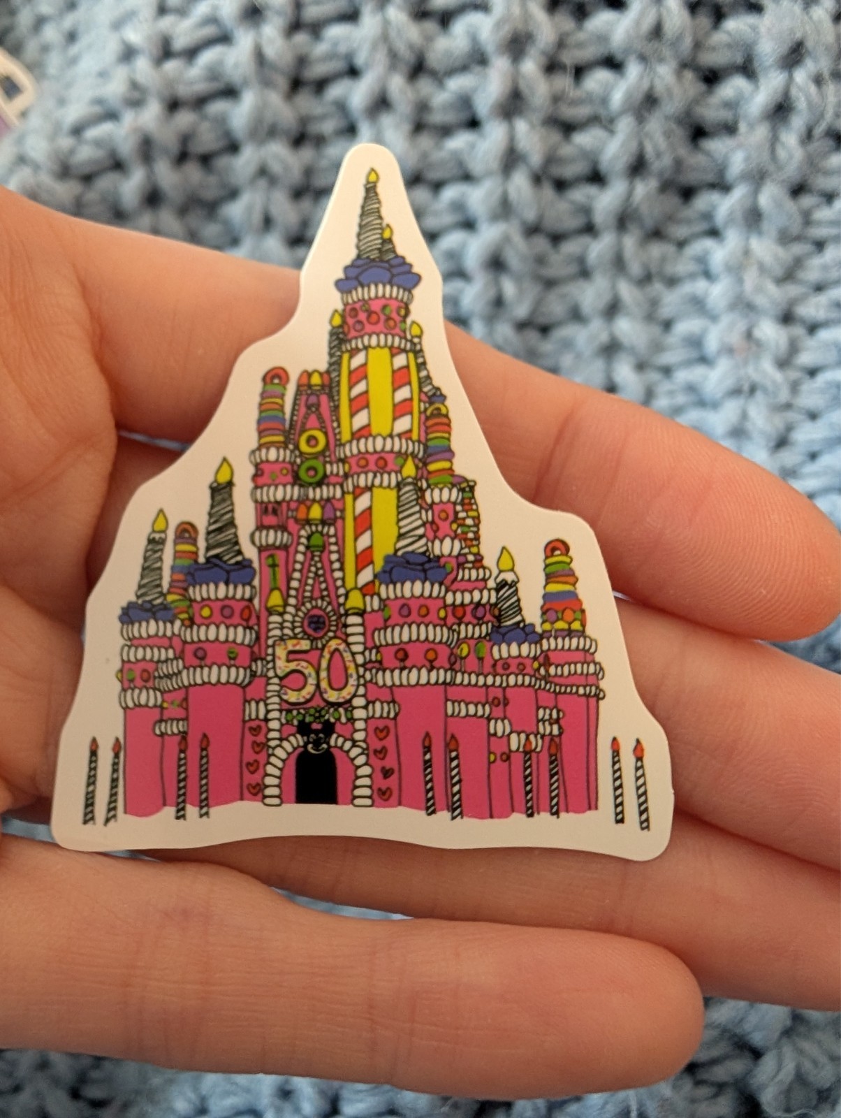 Disney parks, Disneyland, Disneyworld, Castle, Cinderella, Vinyl Sticker
