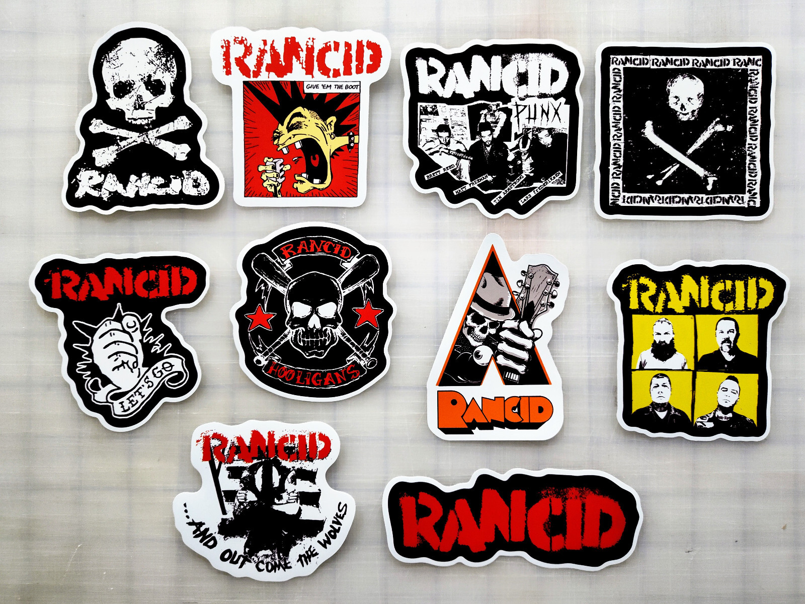 Sticker Pack (10 Stickers) Ska Punk Rock Band