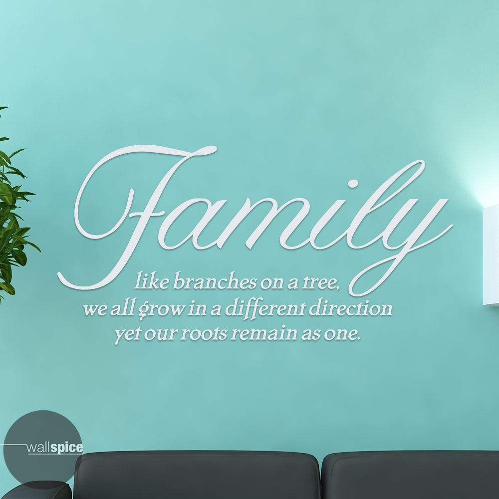 Family Like Branches On A Tree Vinyl Wall Decal Sticker