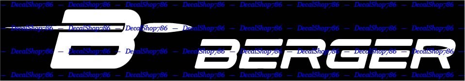 Berger Bullets – Hunting & Shooting – Car Vinyl Die-Cut Peel N' Stick Decals