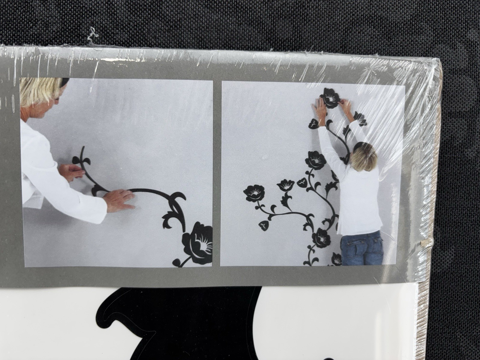 New IKEA Slatthult Black Floral Blossom Wall Stickers Kalou 2006 Decal France