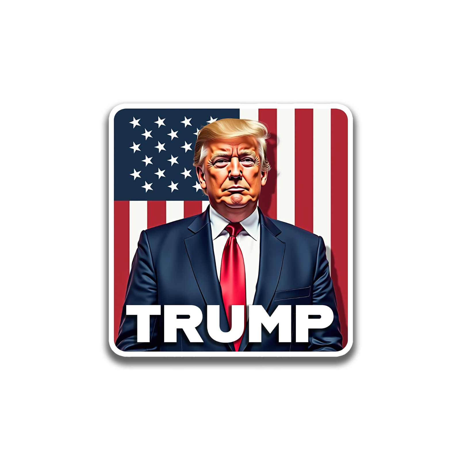 Vinyl Donald Trump Stickers Waterproof Decal Maga President USA 3.5 Inch