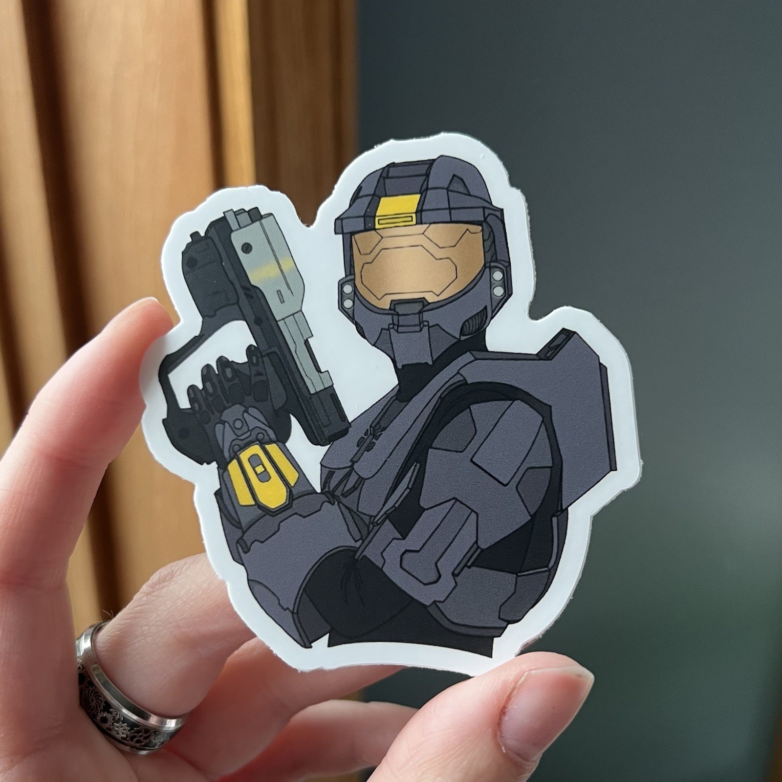 Agent Washington Red vs Blue Sticker RvB Sticker Halo Project Freelancer