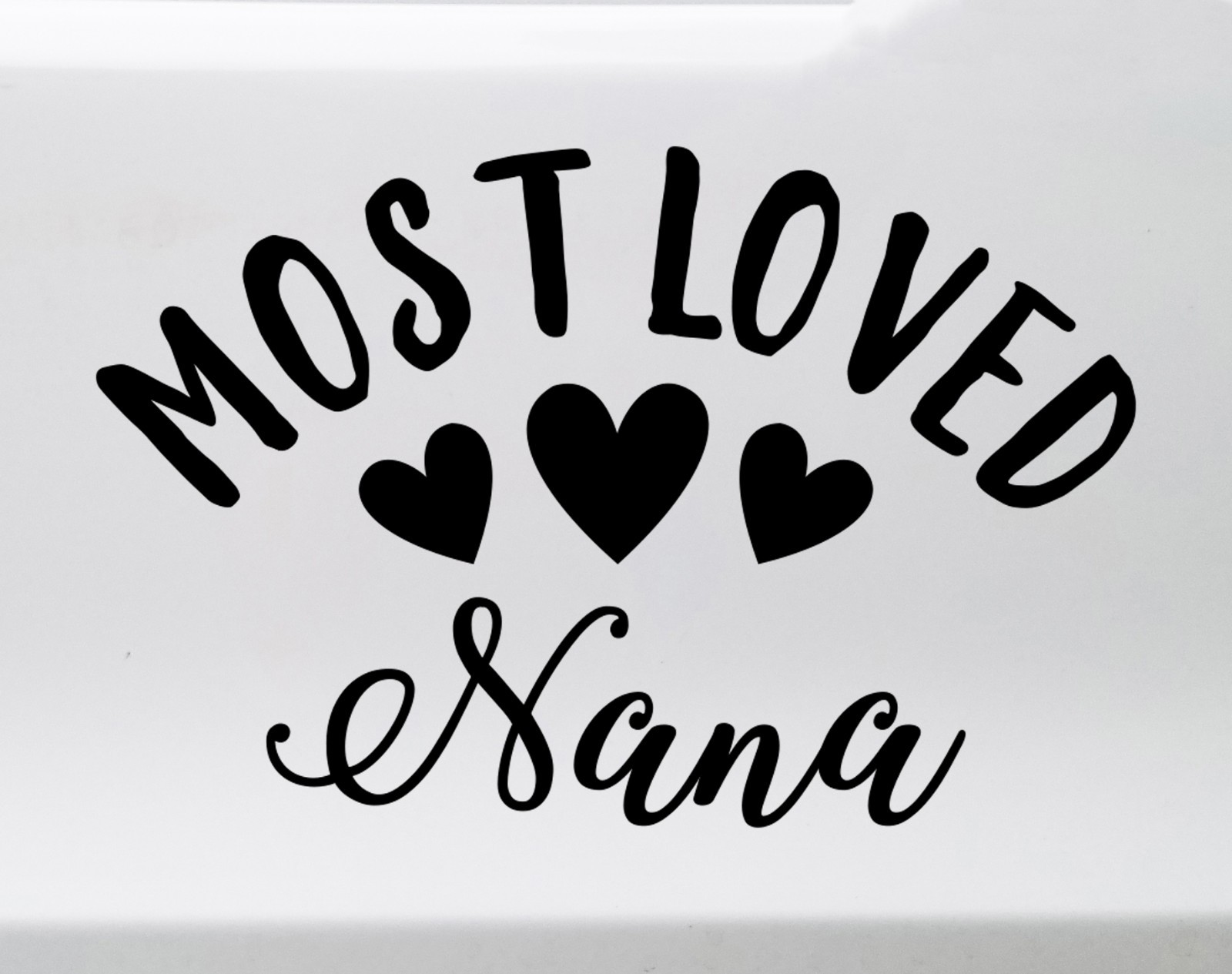 Most Loved Customized Vinyl Sticker Decal Personalized Grandma Nana Mimi Family