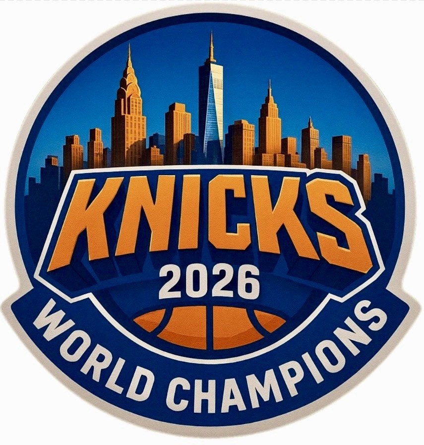 2026 World Champion NYC Knicks NBA🔥3.5 x 3.5 Inch Vinyl Sticker🔥Quantity