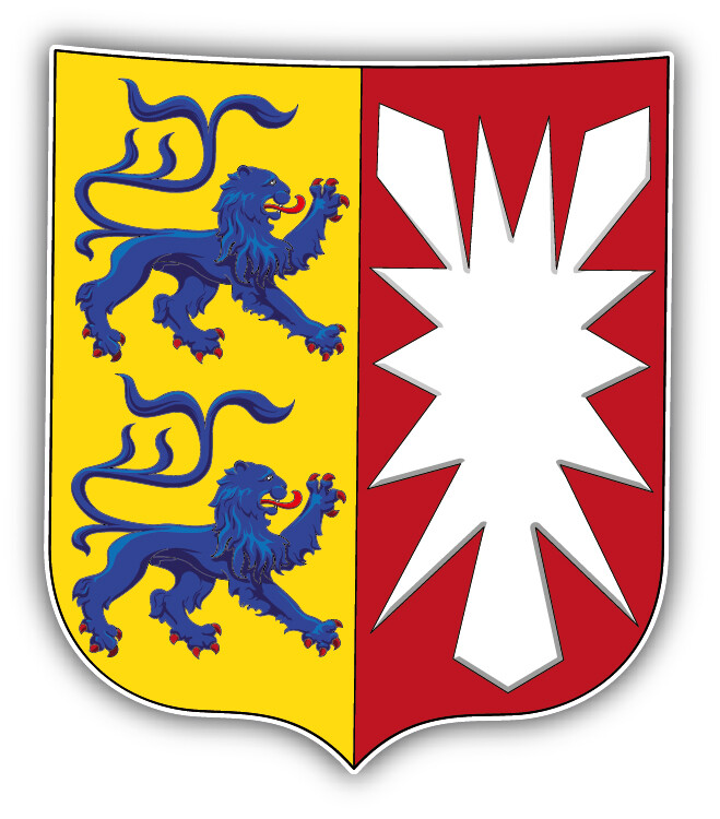 Schleswig Holstein State Coat Of Arms Germany Car Bumper Sticker Decal