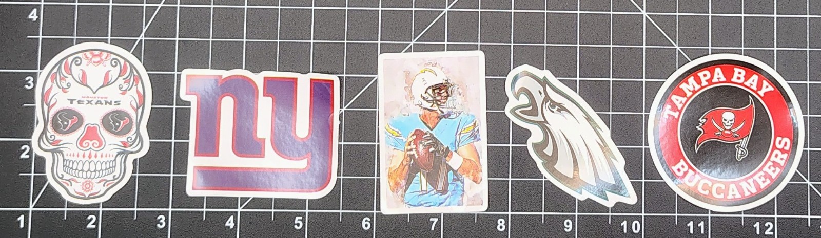 50 Pro Football Stickers Lot Vinyl American Gridiron Tailgate Helmet Sports Fan