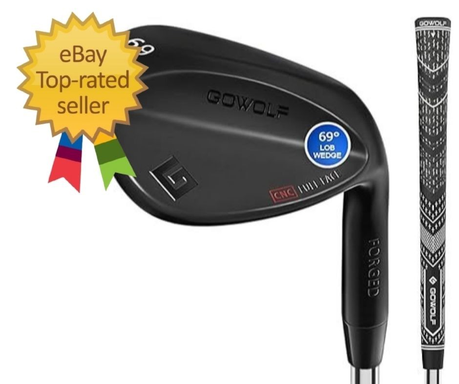 Forged Golf Wedges 69 Degree Single or Sets for Men, Right Hand Premium Full Fac