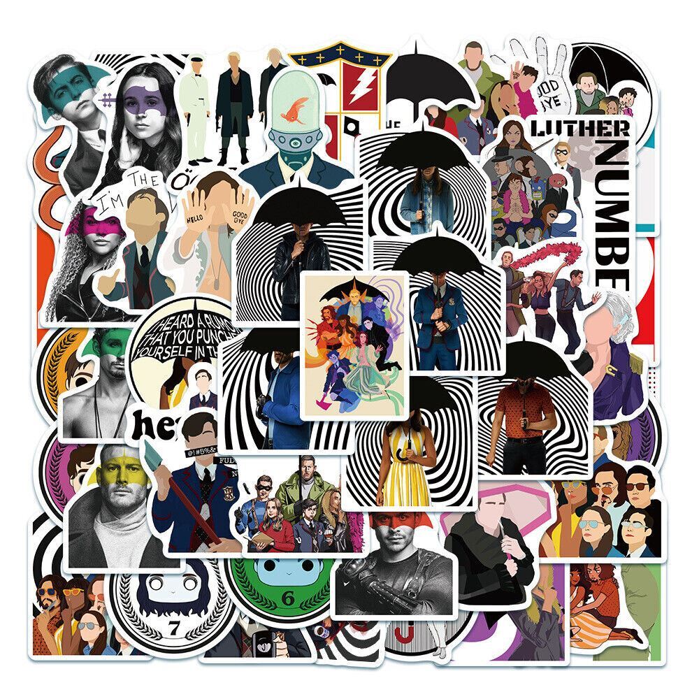 UMBRELLA ACADEMY Stickers [C] #1 2 3 4 5 6 POGO The TV Show ~ VINYL Waterproof