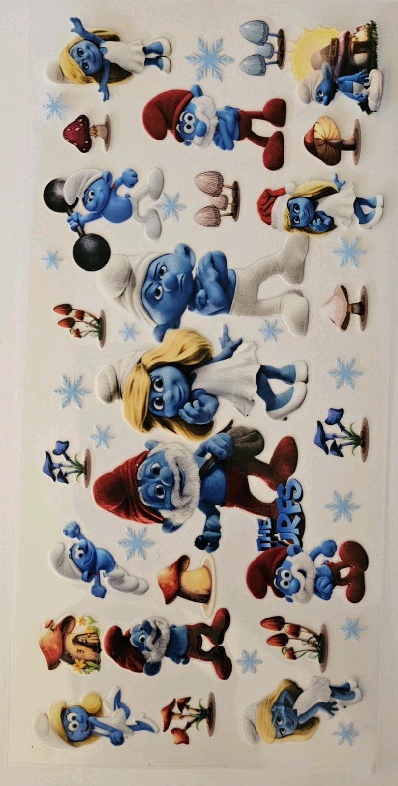 Smurfs UV DTF Transfer Sticker Wrap Tumbler UVDTF BUY 10+ GET COMBINED SHIPPING