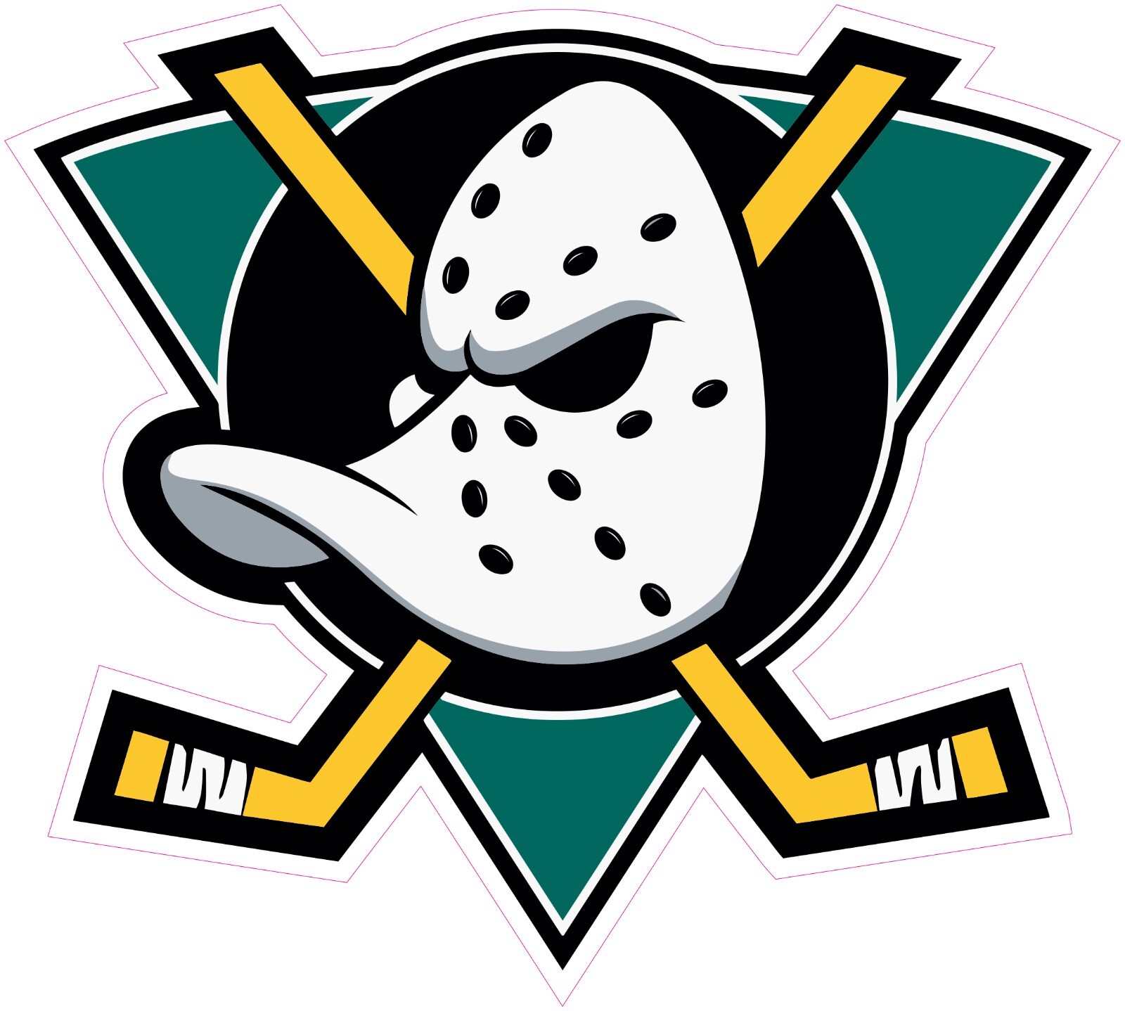 Anaheim Ducks Hockey Vinyl Decal Sticker Car Truck Bumper Laptop Tumbler Mug
