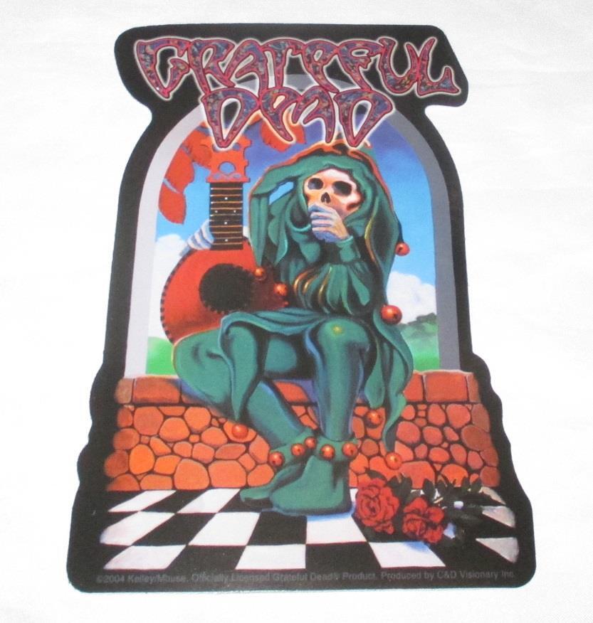 Grateful Dead Jester Die Cut Sticker Decal Rock