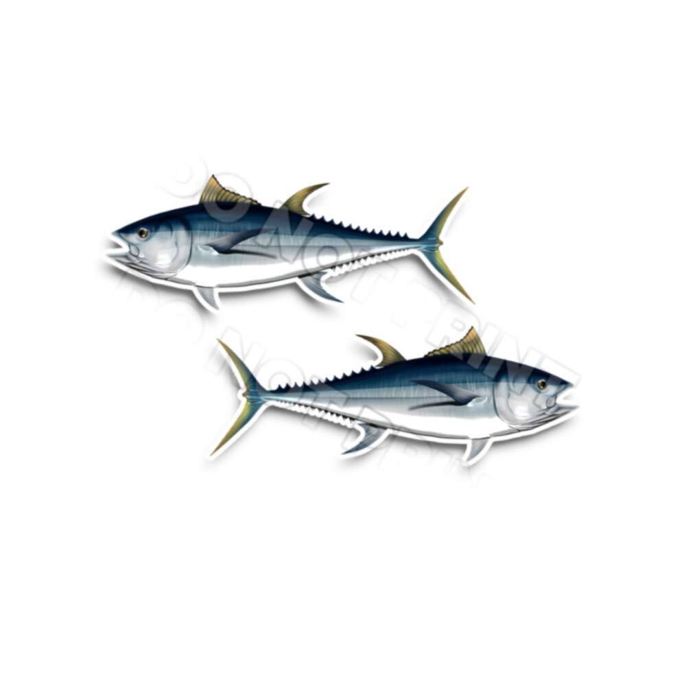 Albacore Decals Fish Stickers Vinyl Tackle Box Stickers – Set of 2 #119