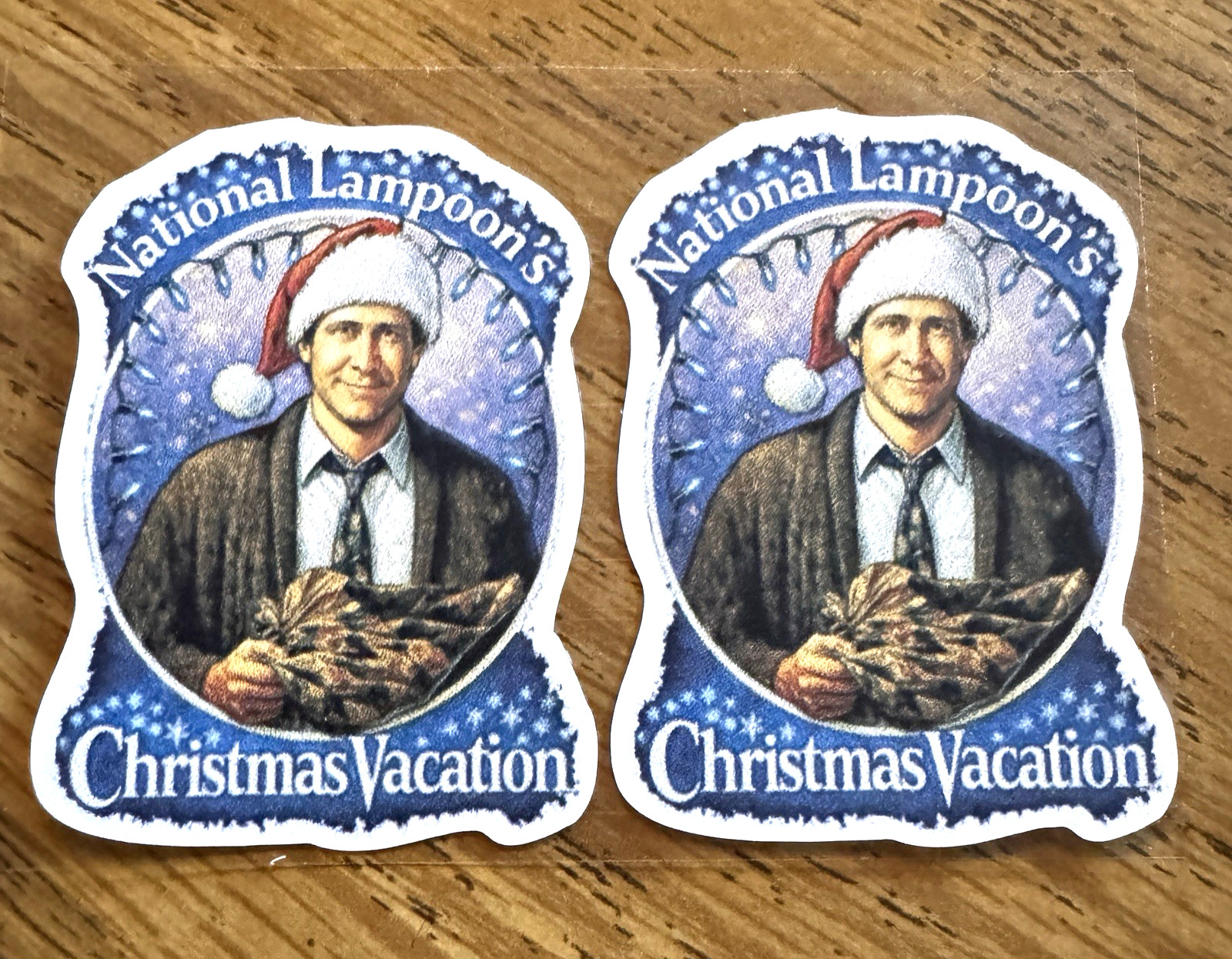 Clark Griswold Merry Christmas Vacation Movie Die-Cut Vinyl Sticker 2-Pack!
