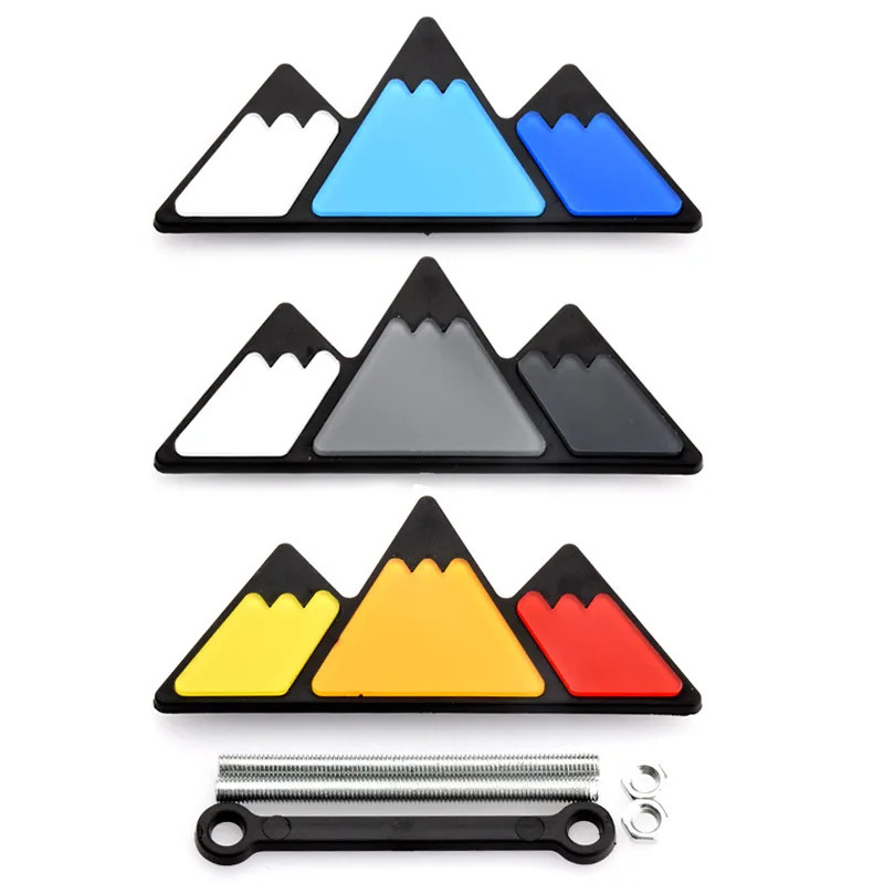 TRD Tri-Color Grille Badge Emblem for Toyota Tacoma / Tundra / 4Runner / Highlan