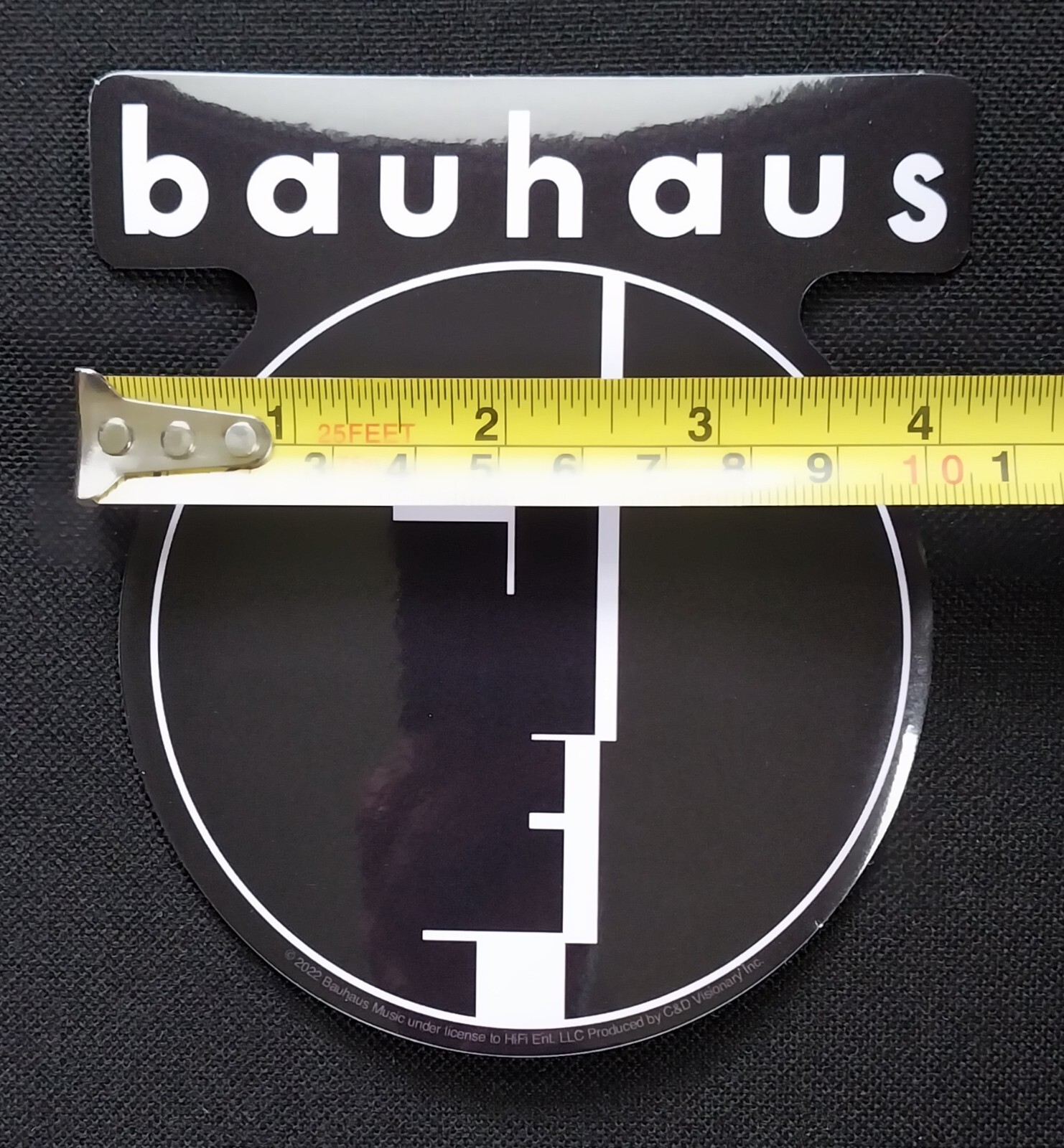 Licensed ~ Bauhaus ~ New Wave Goth Rock Band Album Large Sticker Decal