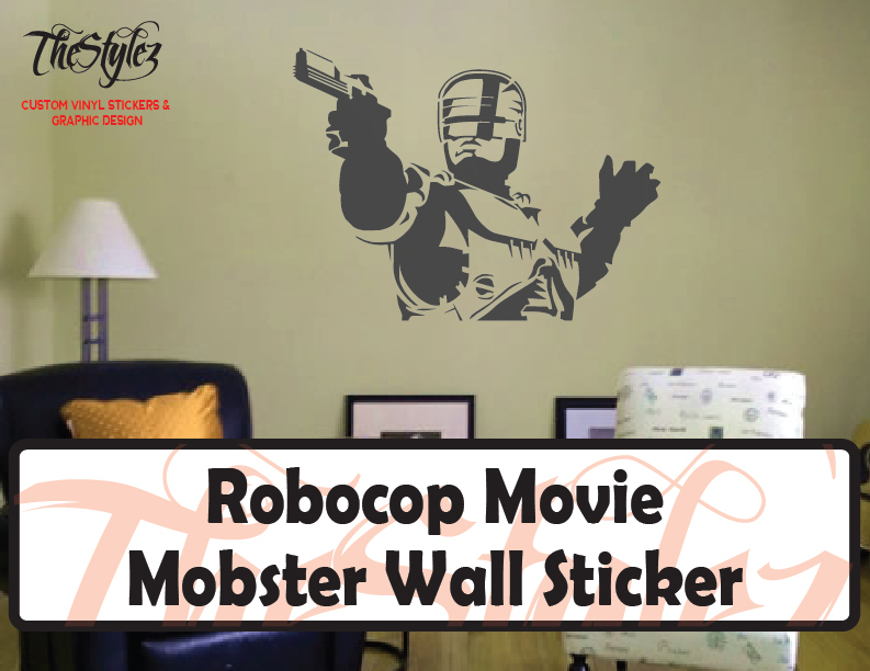 Robocop Movie Logo Custom Wall Vinyl Sticker