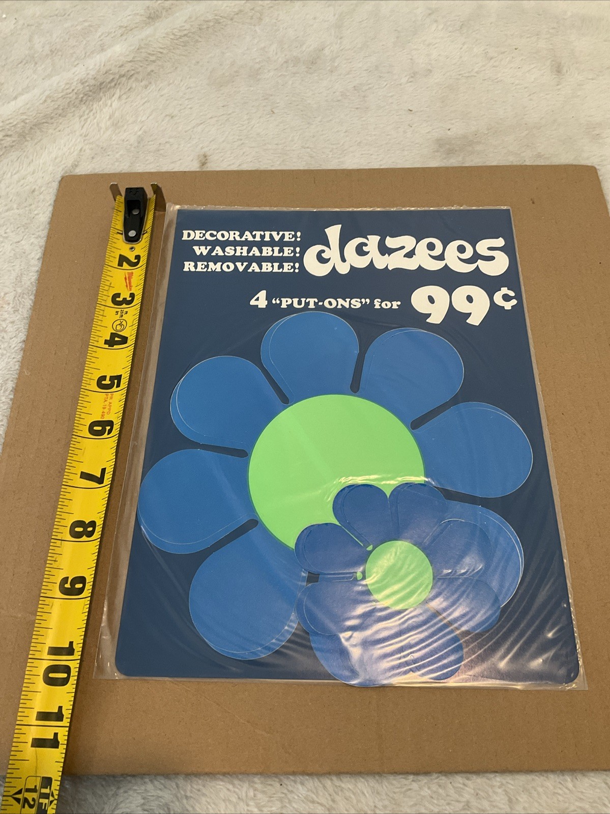 Vintage Genuine Brand New Dazees 1968 Los Angeles Flower Power Groovy RARE