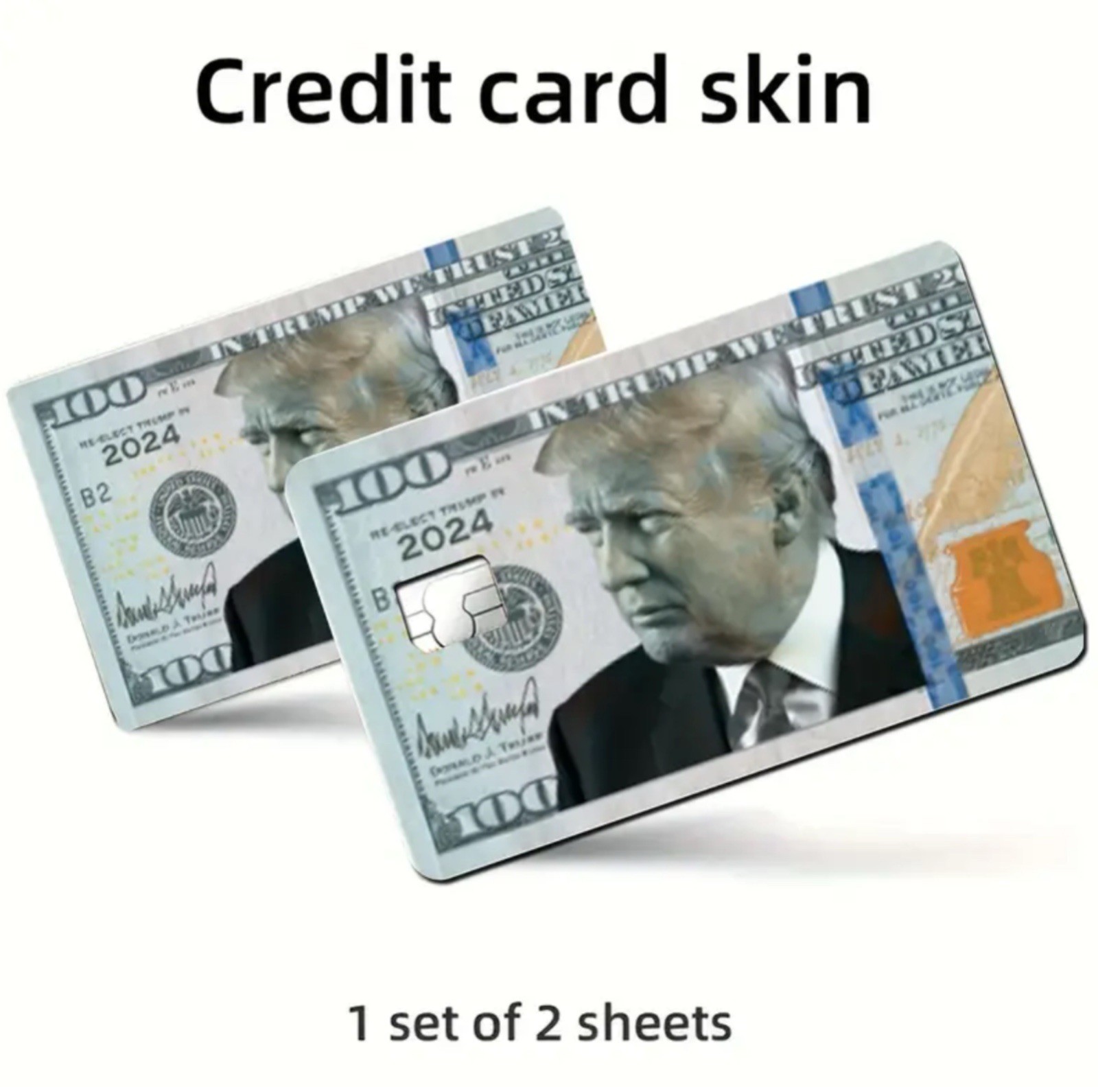 Donald Trump Card Stiker – Full Cover Debit/credit Card Skin -Waterproof Desingn