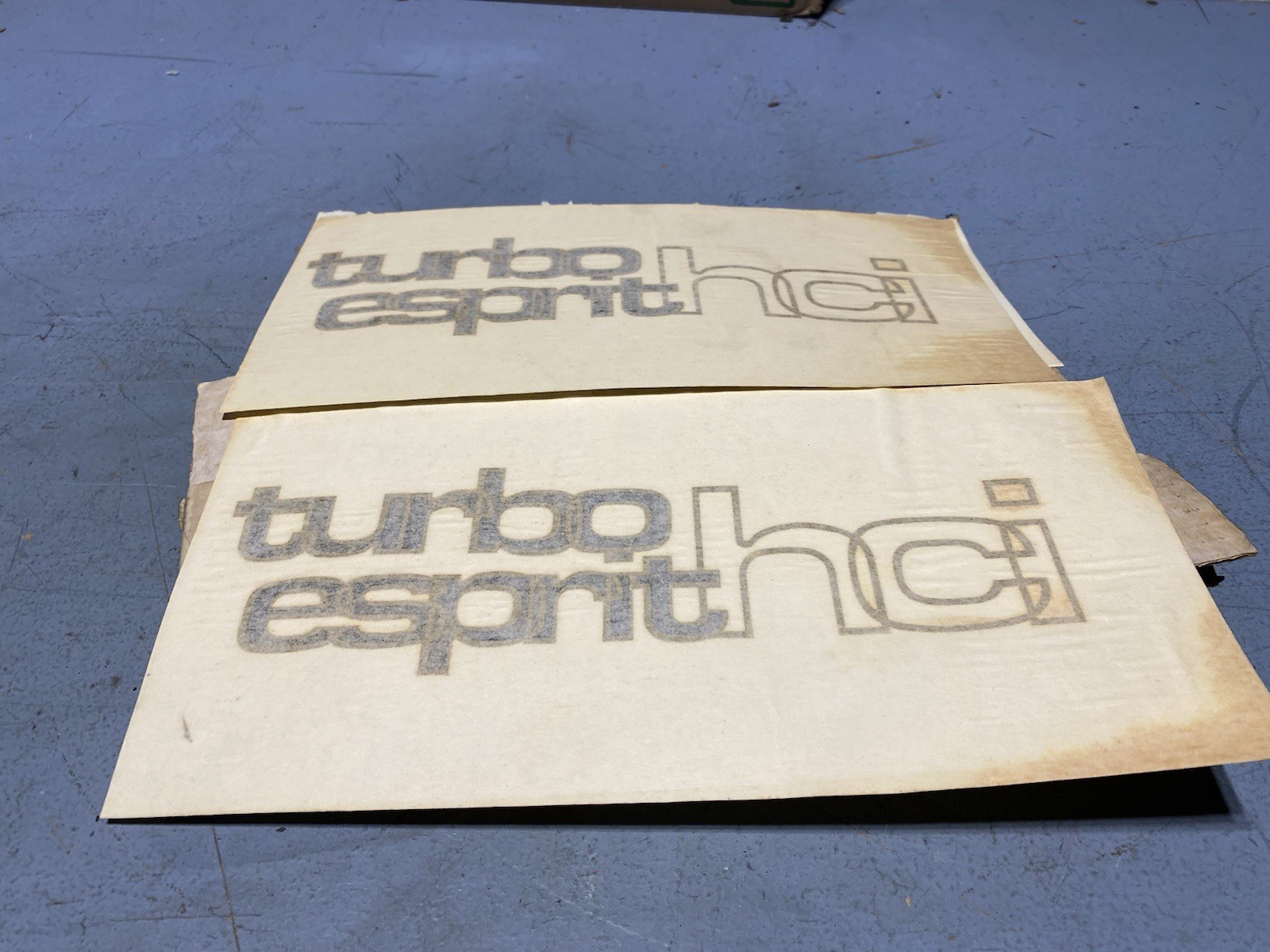 Lotus Esprit Turbo Decals