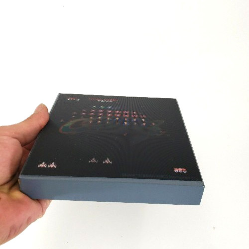 VIDEO GAME – GALAGA – 3D 6x6x1.5 Wooden hologram