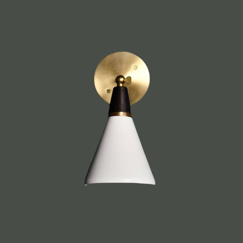 Beautiful SCICCOSO Brass Wall Scone Wall Light Modern Handcrafted Brass Rending