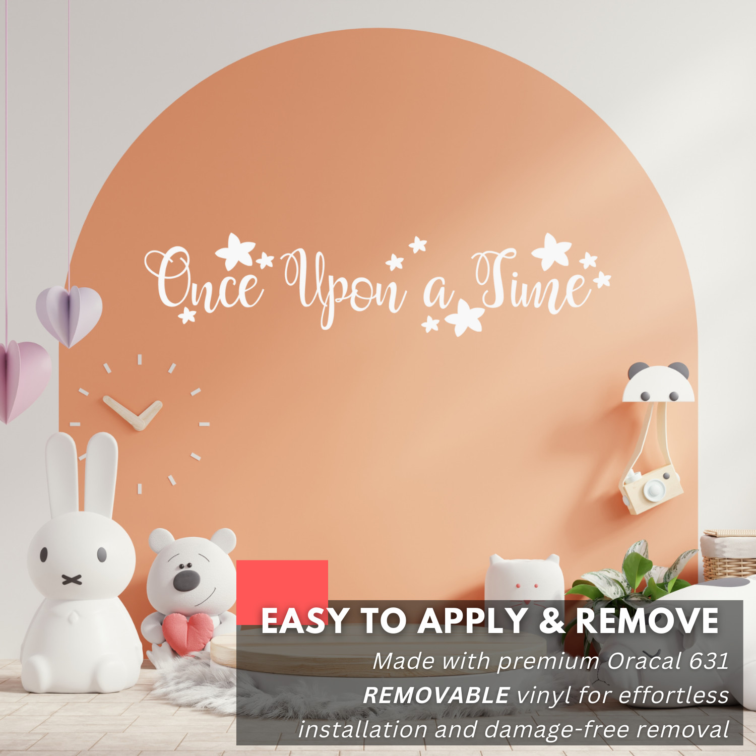 Once Upon a Time Inspirational Wall Decal Sticker Quote Vinyl Art Home Decor