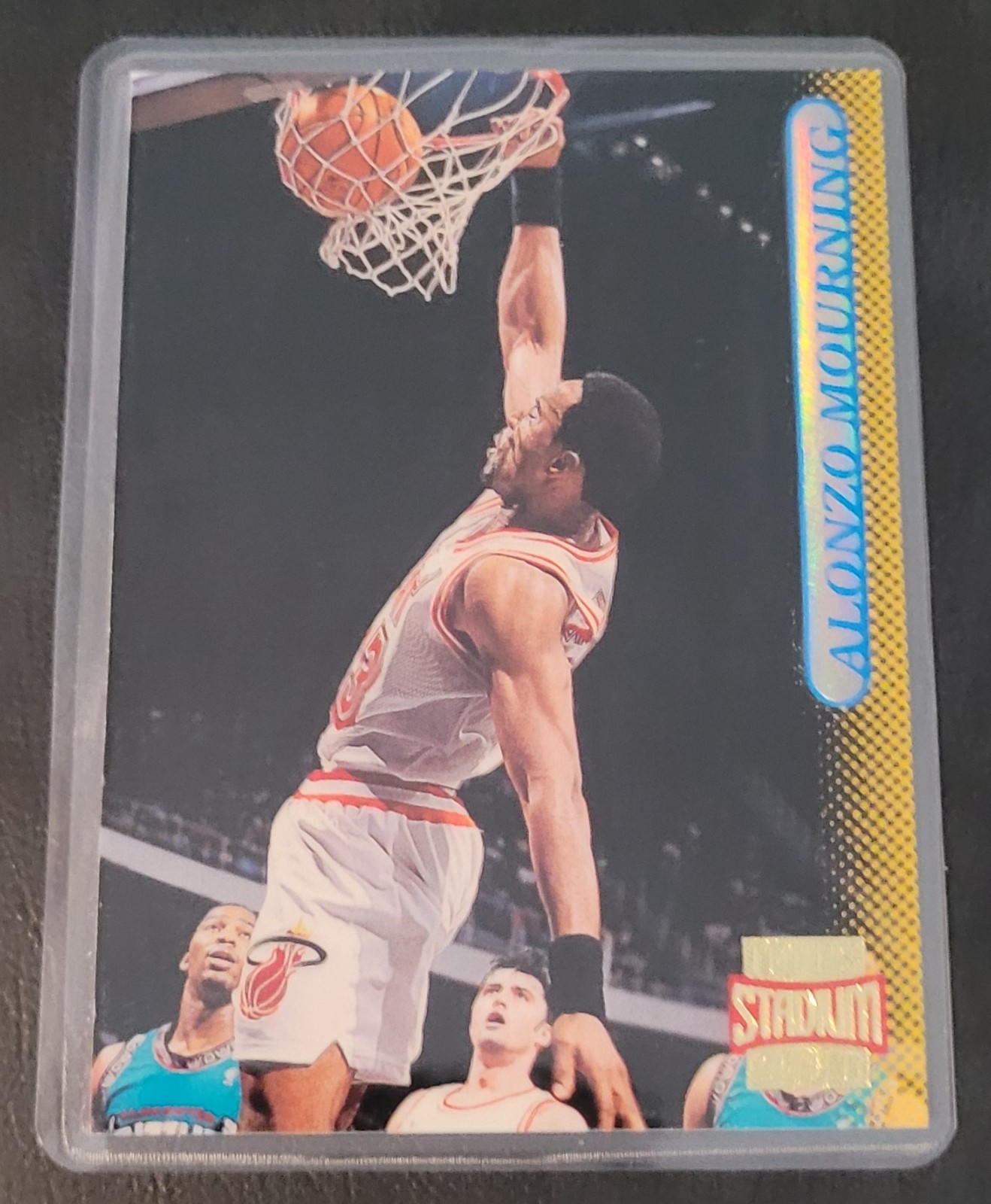 Alonzo Mourning Basketball Card HOF Fridge/Locker/Cabinet Laminated Magnet