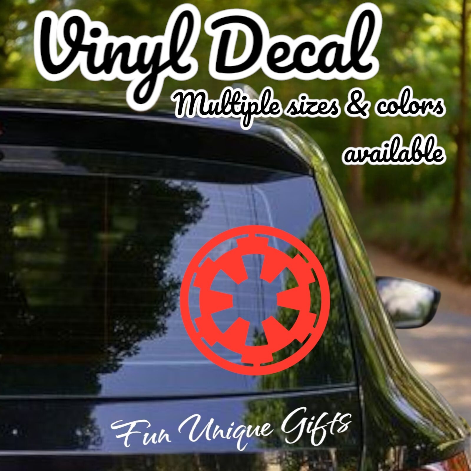 Galactic Empire Star Wars Vinyl Decal Sticker -Multiple Colors & Sizes