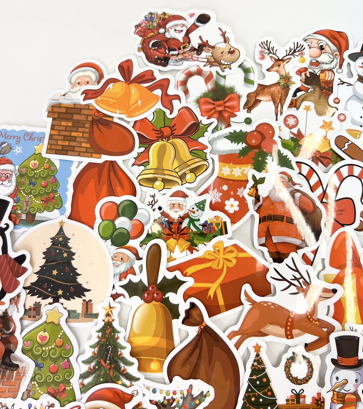 30 Random Holiday Christmas Vinyl Stickers Free Shipping
