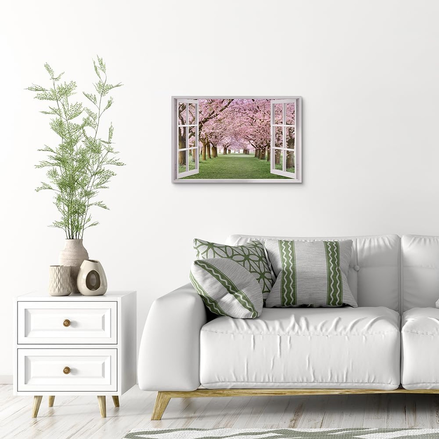 Window View Cherry Blossom Picture: Bedroom Aesthetic Flower Wall Art Nature …