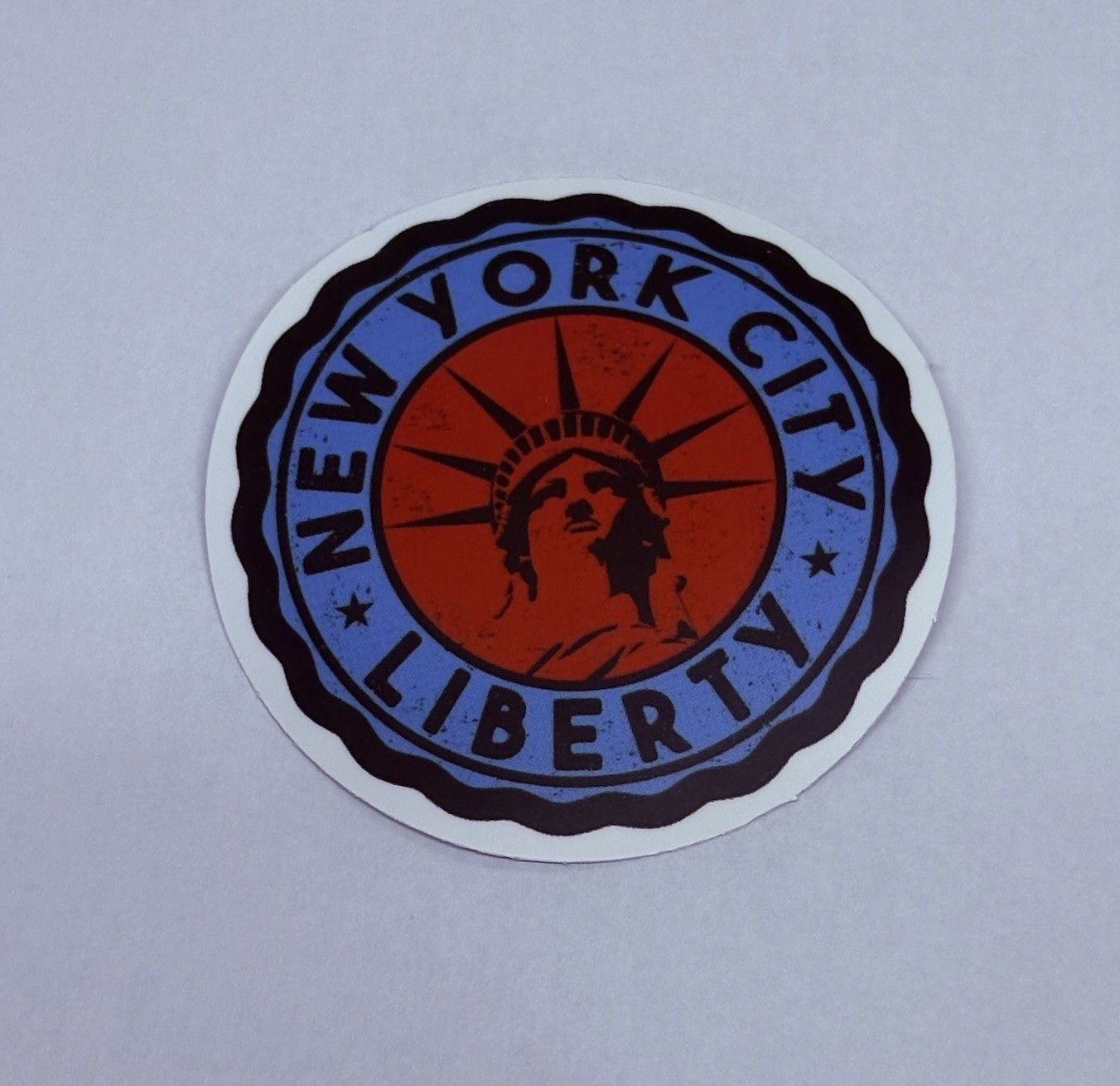 New York City Liberty Sticker Statue Travel Art Decal Vinyl Country Souvenir Tc9