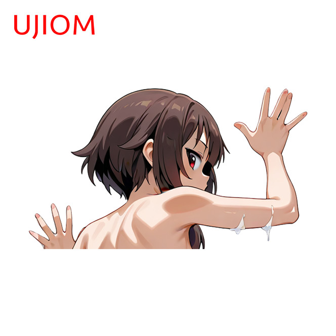 EARLFAMILY 5.1" Megumin Anime Car Sticker Hood Removable Artistic RV Decals