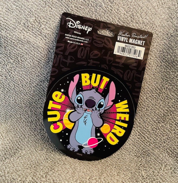 LILO AND STITCH-DISNEY LOGO VINYL MAGNET – NEW