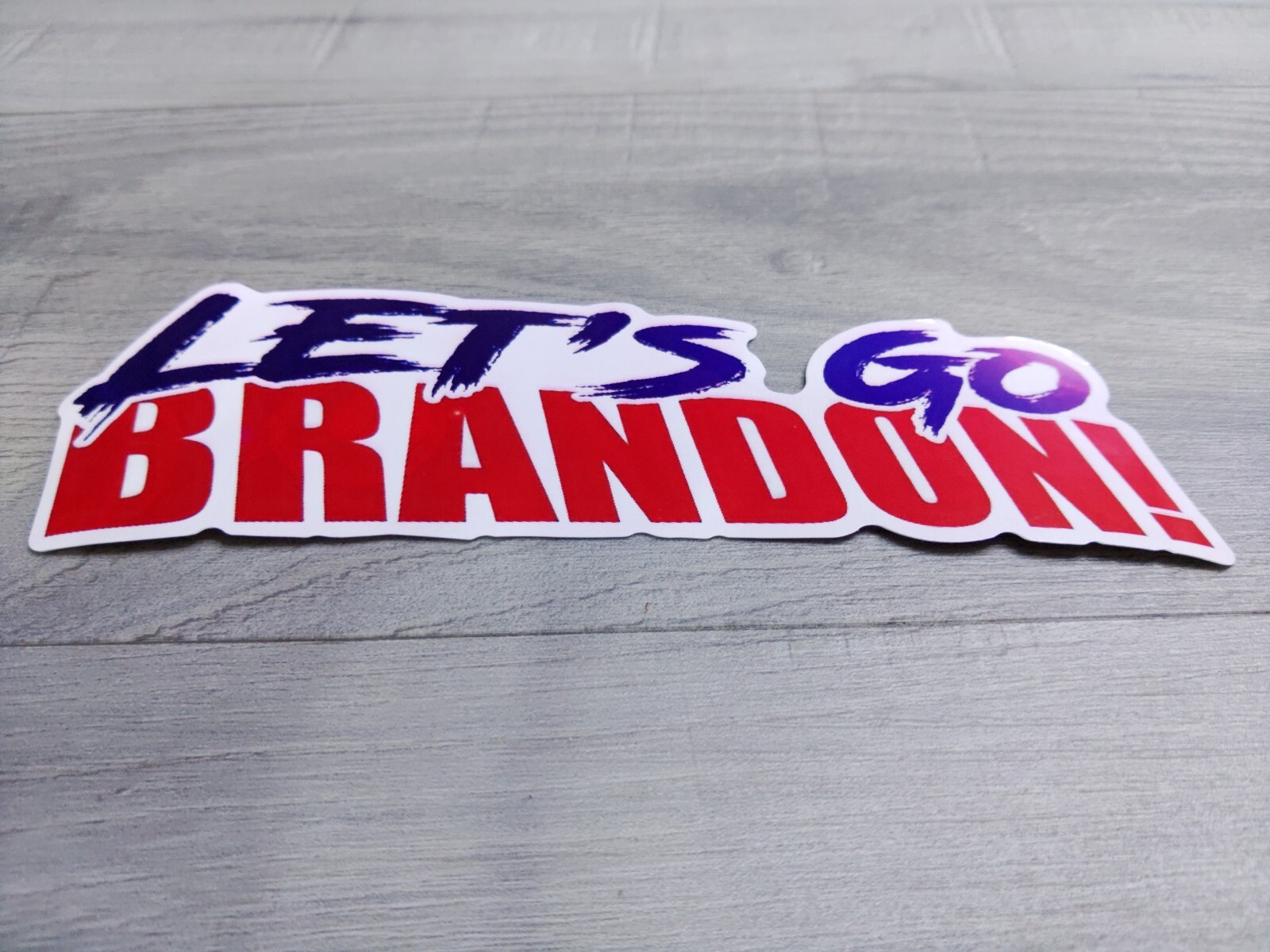 Let's Go Brandon Bumper Sticker, Window 7"x2-1/4"