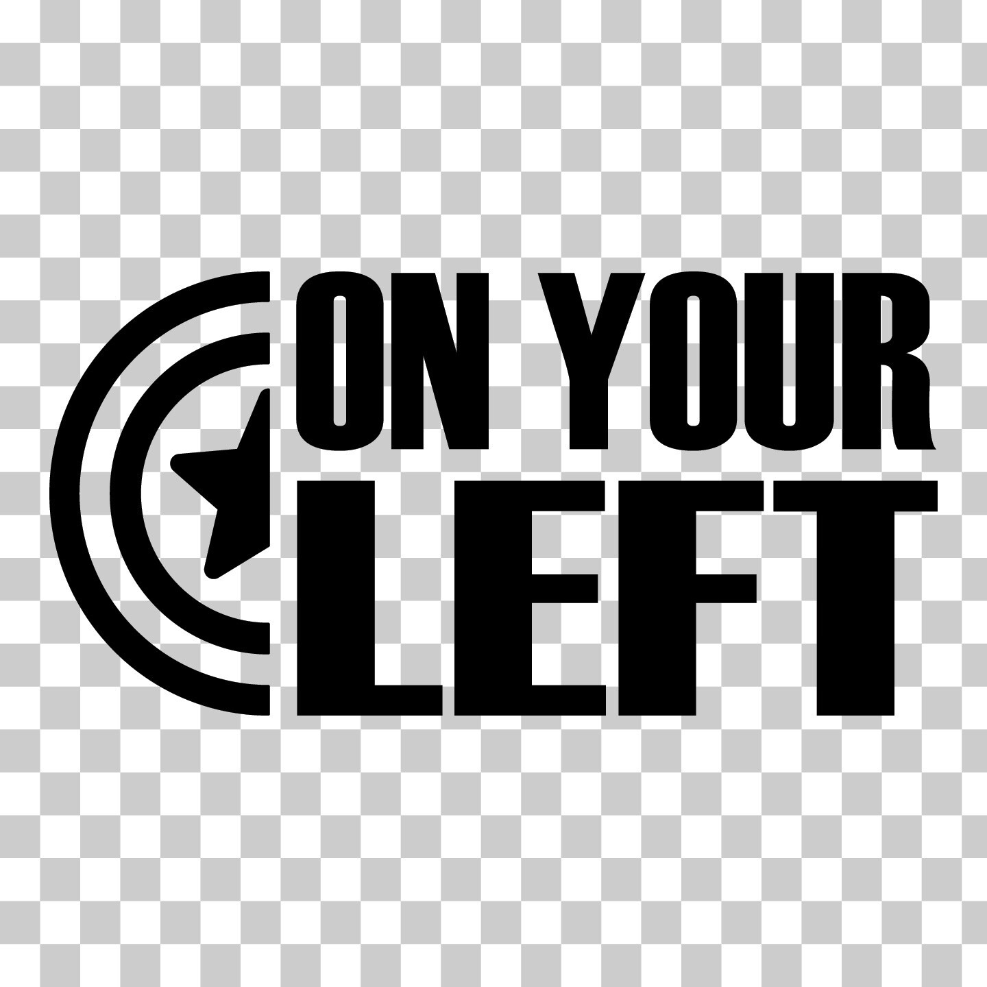 Captain America On Your Left 7 Inch Custom Vinyl Sticker / Decal