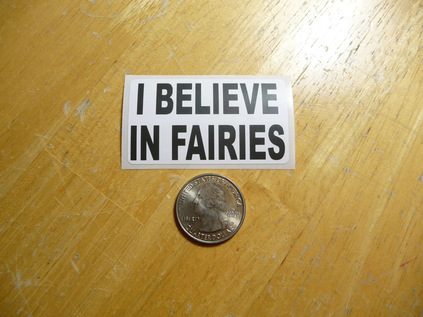 I BELIEVE IN FAIRIES STICKER DECAL 1 – 50 BULK PACK FUNNY DISPLAY ROOM