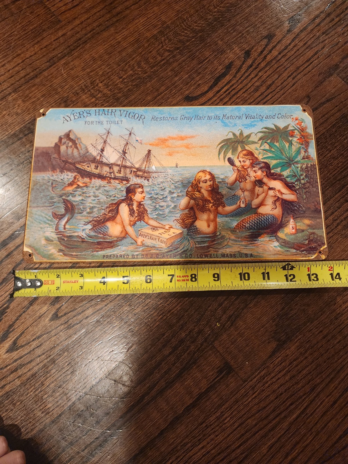 Mermaid Metal Decor Sign