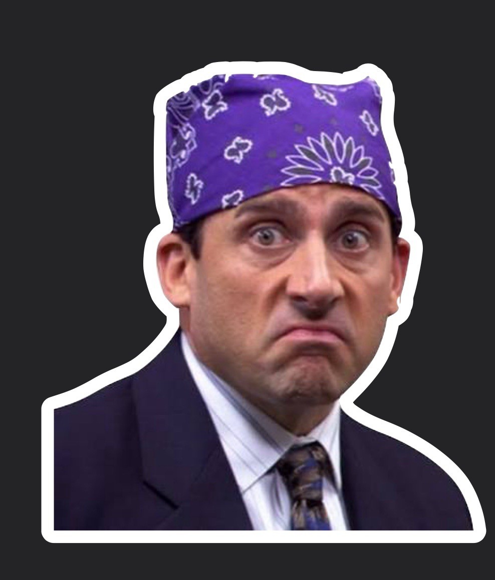 Sticker – The Office Prison Mike Michael Scott Morale Funny Military Army