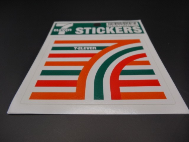 NEW 7-ELEVEN STRIPES GENUINE COLLECTIBLE STICKER DECAL 3.25" X 2.75" 7-11 COLORS