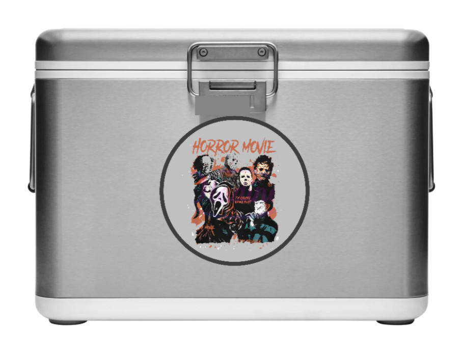 Halloween – (Horror Movies) 4" Decal Car Window Cooler Laptop Decorations Bags