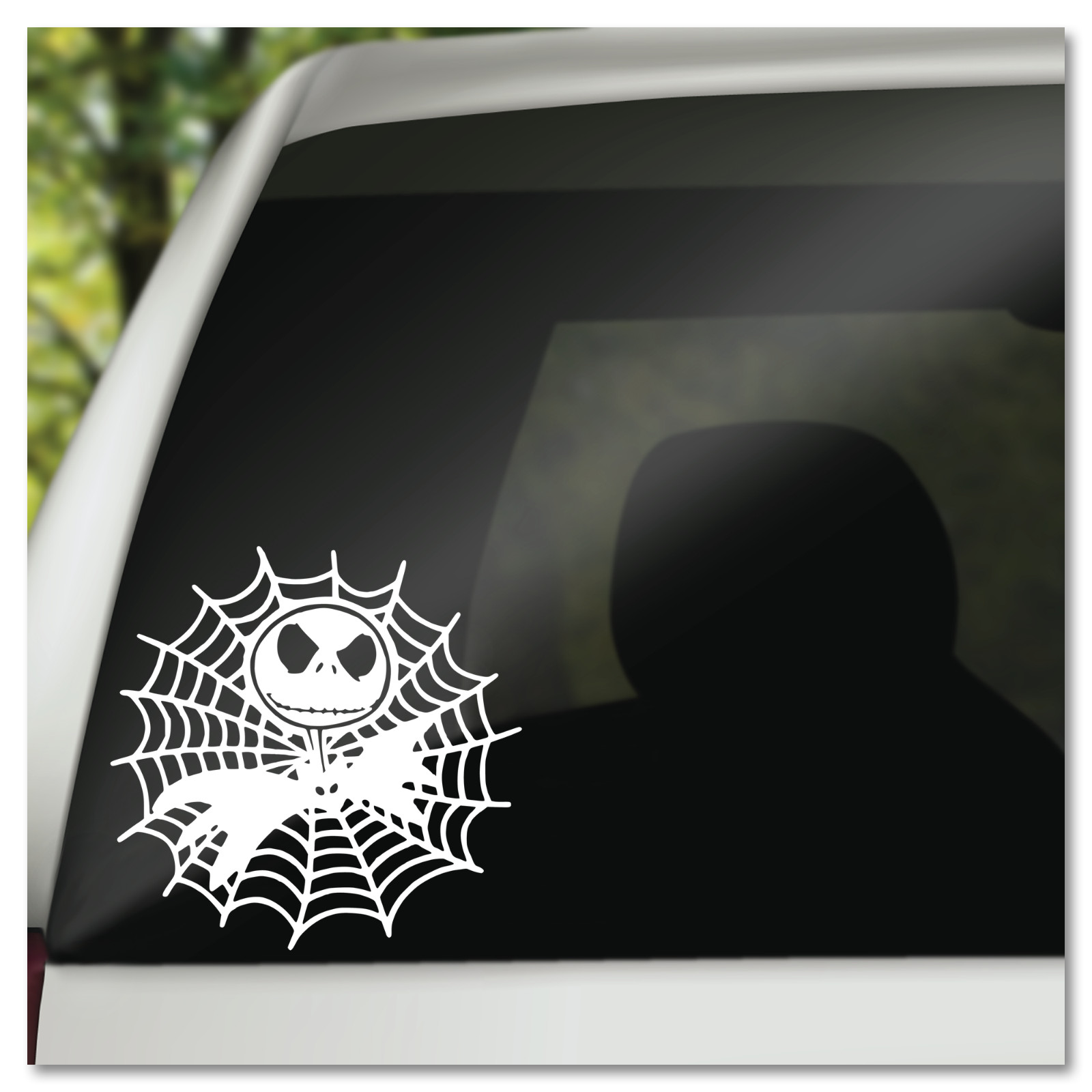 6" Jack Skellington Spiderweb Nightmare Before Christmas Halloween Movie Decal