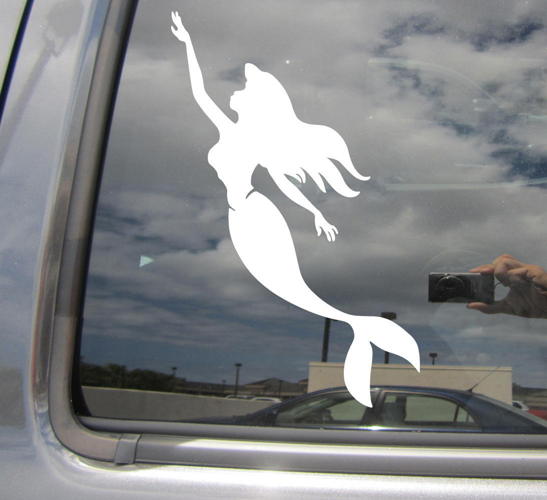 Mermaid – Fantasy Mythology – Car Window Vinyl Die-Cut Decal Sticker 10014