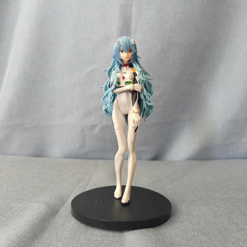 Kawaii Rei Ayanami Anime Figure 7in – Cute Evangelion PVC Doll Toy – Xmas Gift