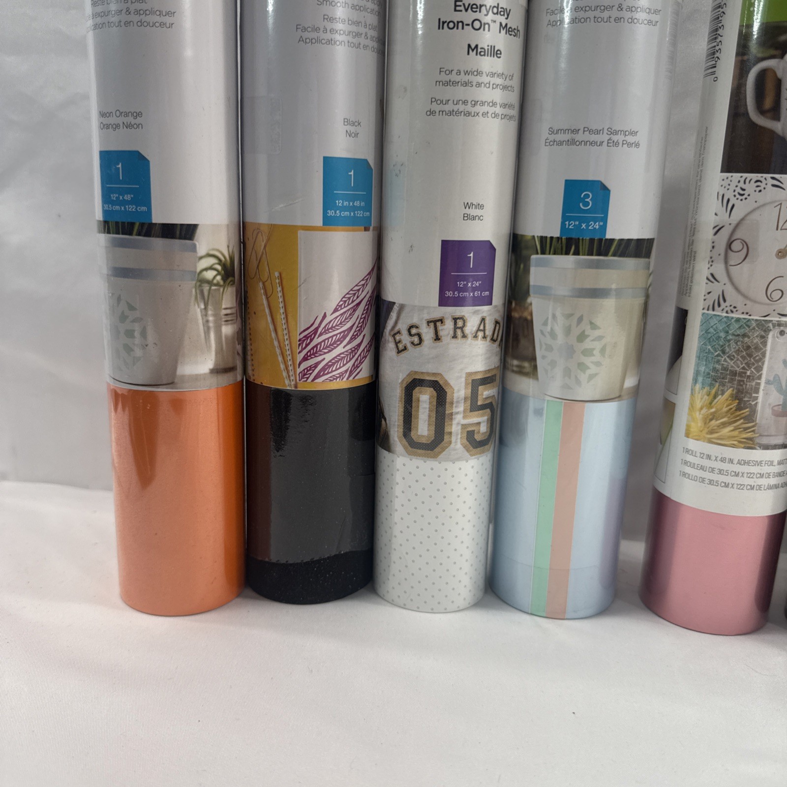 Cricut Premium Vinyl Roll Lot – Assorted Premium Vinyl Rolls, Multiple Rolls