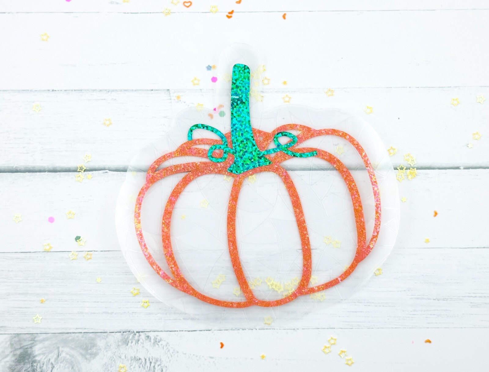 Pumpkin Suncatcher Sticker Window Cling Decal Rainbow Maker Prism