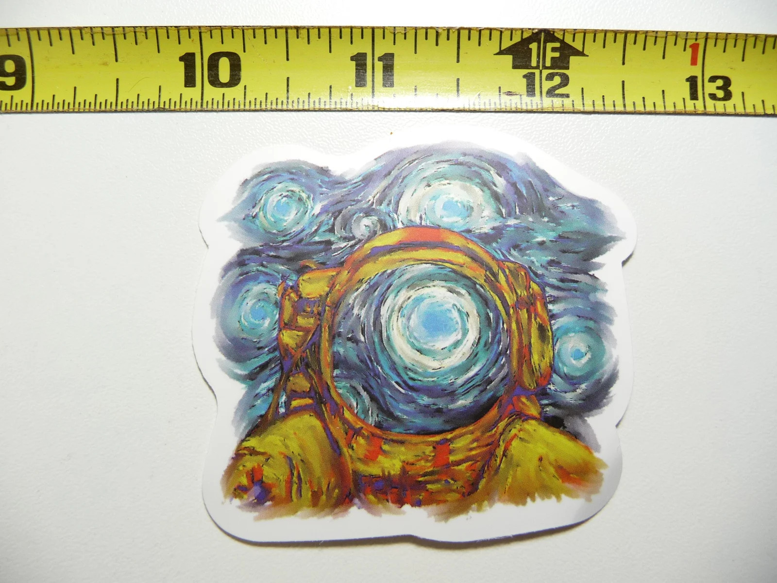 VINCENT VAN GOGH ASTRONAUT SMALL STICKER DECAL CLASSIC ARTIST PAINTER