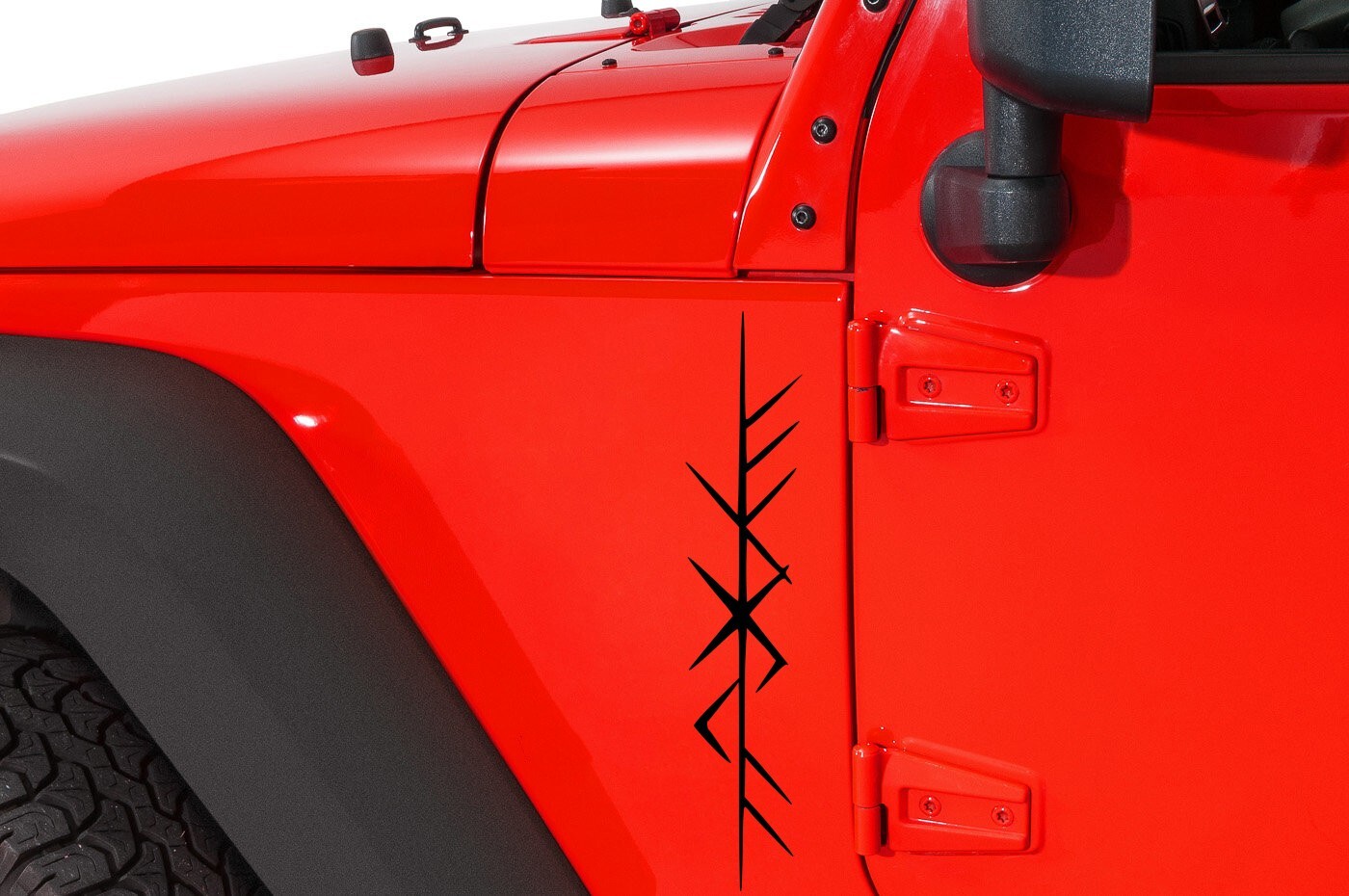 Fylgia Bind Rune Vinyl Decal | Viking Spirit Fate Bindrune Norse Mythology
